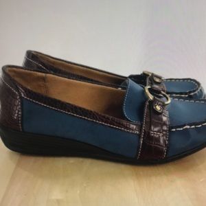 Natural soul women’s shoes leather buckle strap